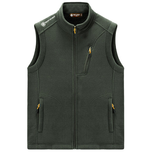 Herren Fleece-Thermoweste mit Organizer-Brusttasche und windhemmender Struktur Drune