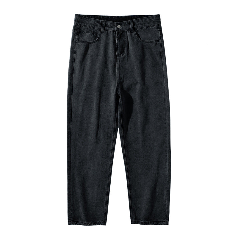 Damen Hochgeschnittene Relaxed-Fit Denim‑Hose mit leicht taillierter Schnittführung und geradem Knöchelabschluss Drune