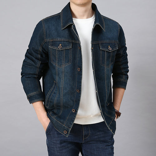 Herren Klassische Jeansjacke Drune