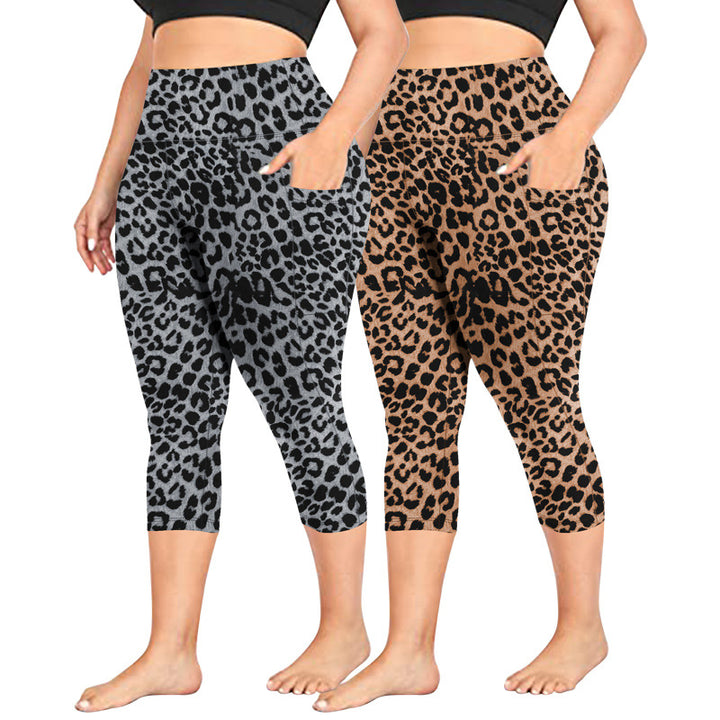 Damen Sculpting-Capri mit hoher Taille, Seitentaschen und formender Nahtführung Drune