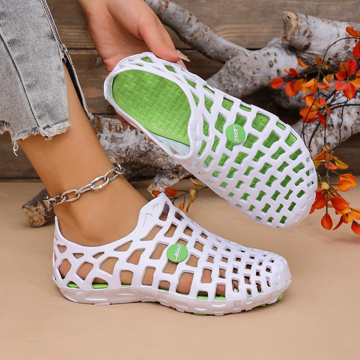 Damen leichte und atmungsaktive Freizeitschuhe mit rutschfester Außensohle Drune