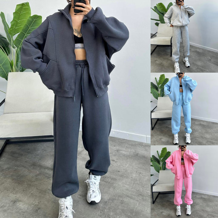 Damen sportliches Loungewear-Set mit hoher Qualität und lässigem Schnitt Drune