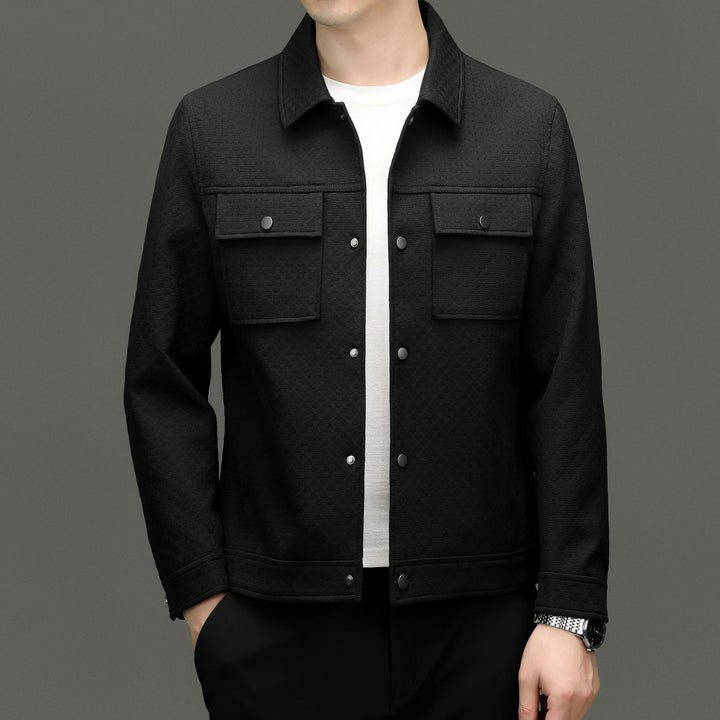 Herren Freizeitjacke mit strukturiertem Design und praktischen Taschen Drune