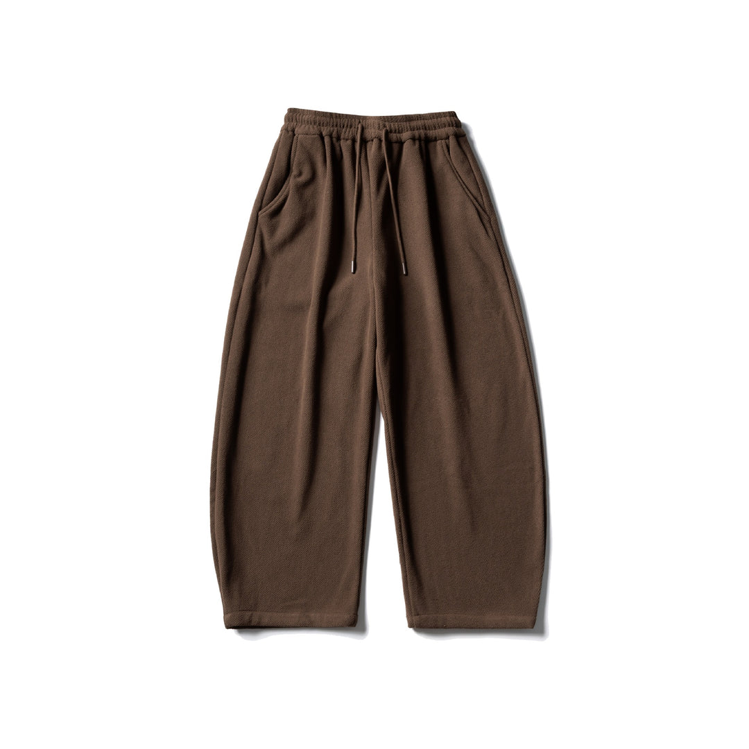Unisex Fleece-Jogginghose mit elastischem Tunnelzugbund, seitlichen Eingrifftaschen und konischem Bein Drune