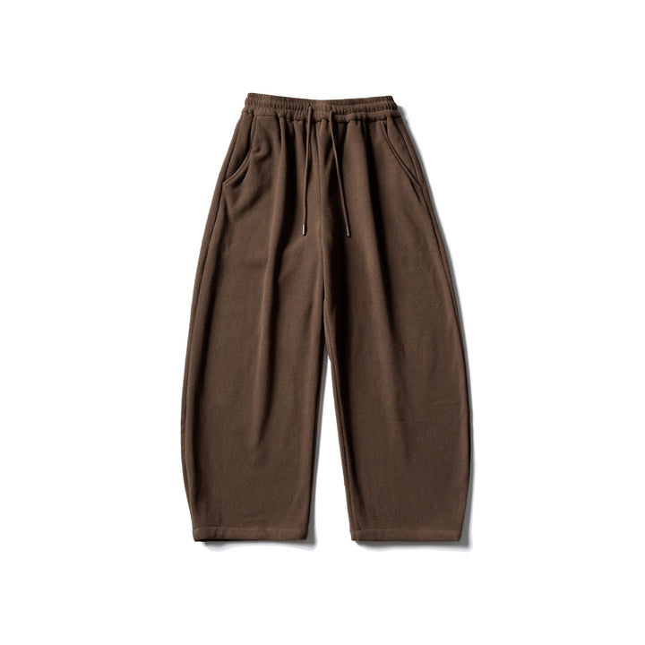 Unisex Fleece-Jogginghose mit elastischem Tunnelzugbund, seitlichen Eingrifftaschen und konischem Bein Drune