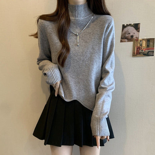 Damen Rollkragenpullover aus feinem Strick Drune