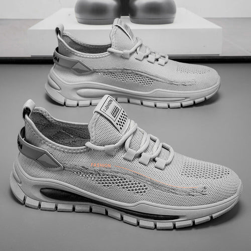 Damen Sportliche Sneaker mit atmungsaktivem Obermaterial und flexibler Sohle Drune