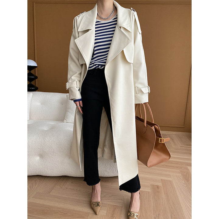 Damen High-Waist Jeans mit fransigen Säumen Drune