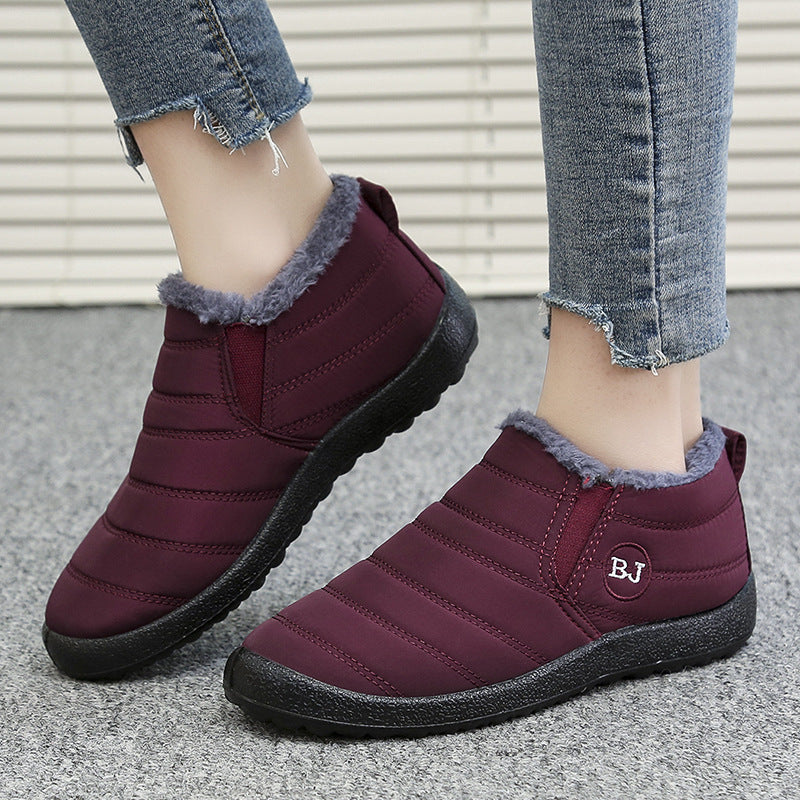 Damen gefütterte Freizeit-Stiefeletten mit rutschfester Sohle und praktischem Reißverschluss Drune