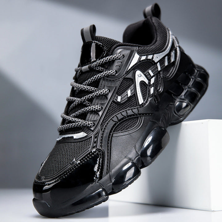 Herren Sportlicher Chunky-Sneaker mit glänzenden Overlays und gedämpfter Luftkissen-Sohle Drune