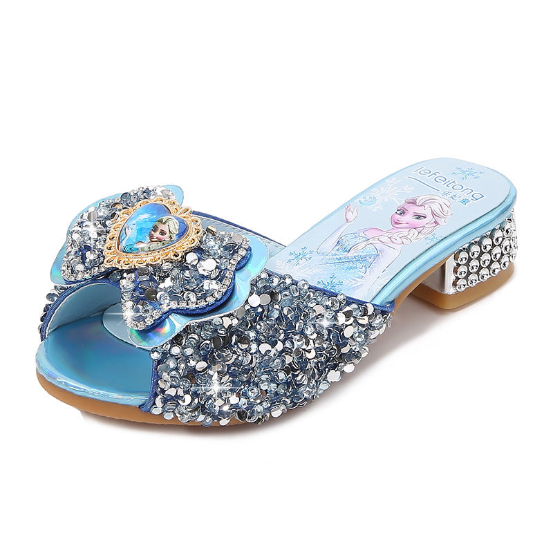 Damen Glitzernde Hausschuhe Drune