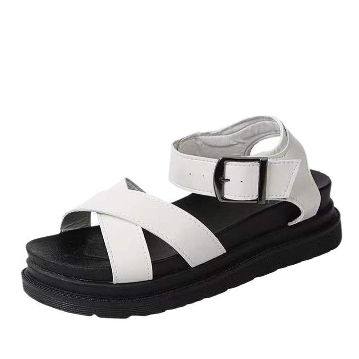 Damen modische Sandalen mit verstellbaren Riemen und weich gepolsterter Sohle Drune