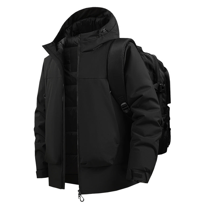 Herren Urbaner Thermo-Parka mit 2‑lagigem Einsatz und rucksackfreundlichem Schnitt Drune