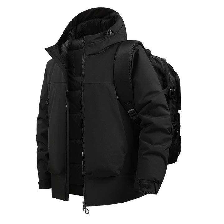 Herren Urbaner Thermo-Parka mit 2‑lagigem Einsatz und rucksackfreundlichem Schnitt Drune