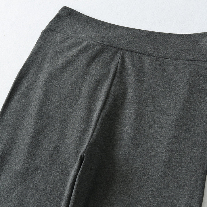 Damen Weite Jersey-Loungehose mit Umschlagbund und Tunnelzug Drune