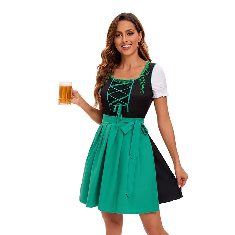 Damen nan transparente Bluse mit bestickten Puffärmeln und gerafftem Vorderteil Drune