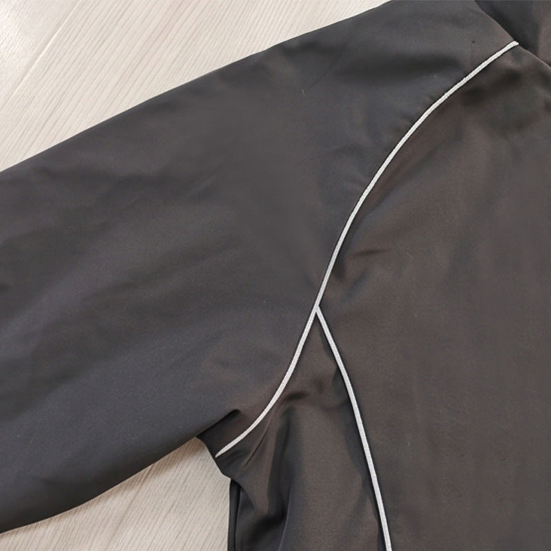 Herren Sportliche Windjacke mit Stehkragen Drune