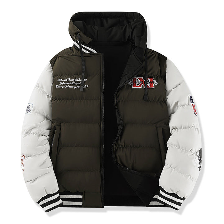 Herren Multifunktionale Steppjacke mit Kapuze und einzigartigem Design Drune