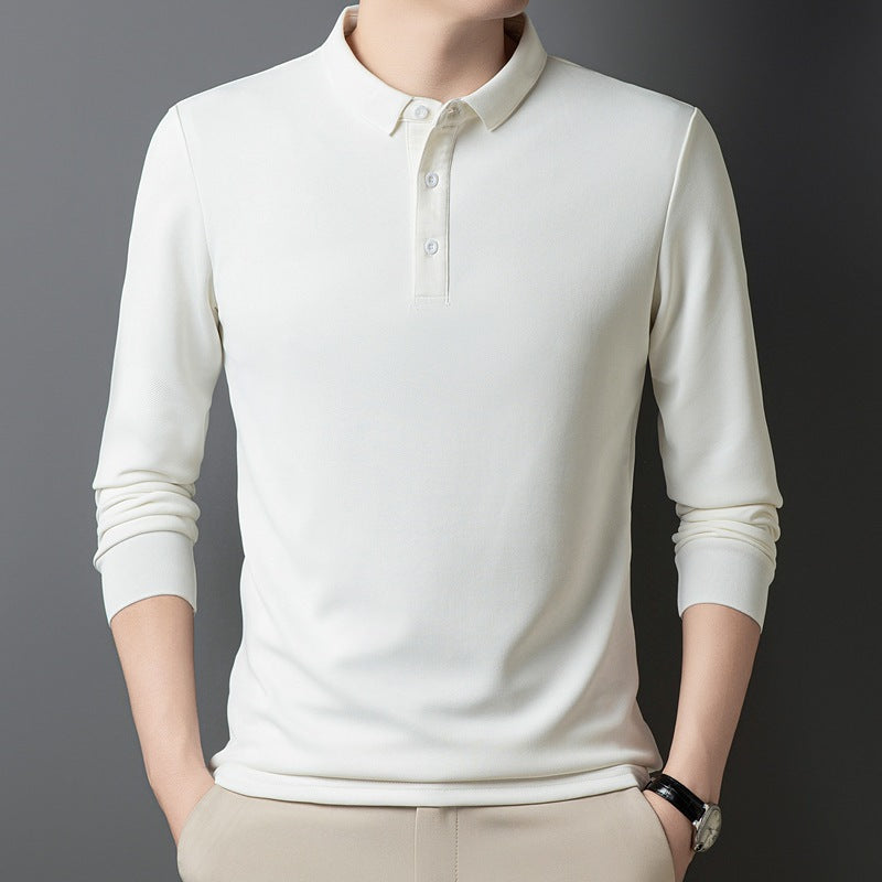 Damen Poloshirt mit langem Arm und Knopfdetails Drune