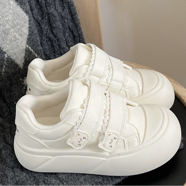 Damen Sneaker mit verstellbaren Klettverschlussriemen und komfortabler Sohle Drune