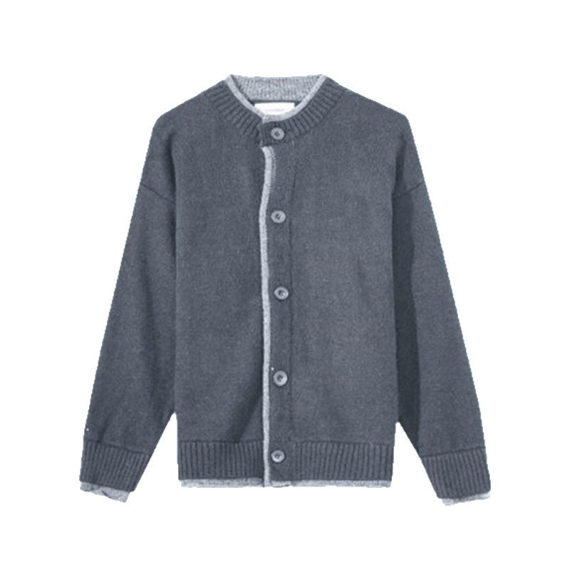 Herren Modischer Strickpullover mit Knopfleiste Drune 1787964611