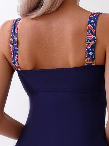 Damen Tankini-Set mit elegantem Schnitt und verstellbaren Trägern Drune
