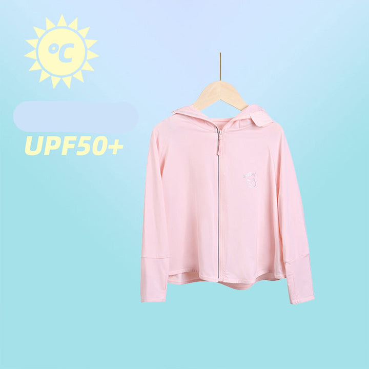 Damen sportliche UV-Schutzjacke mit Kapuze Drune
