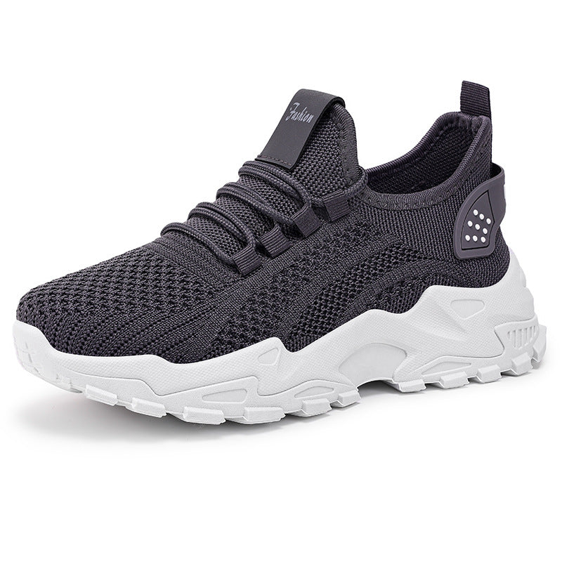 Damen Sportliche Sneaker mit atmungsaktiver Netzstruktur und dämpfender Sohle Drune