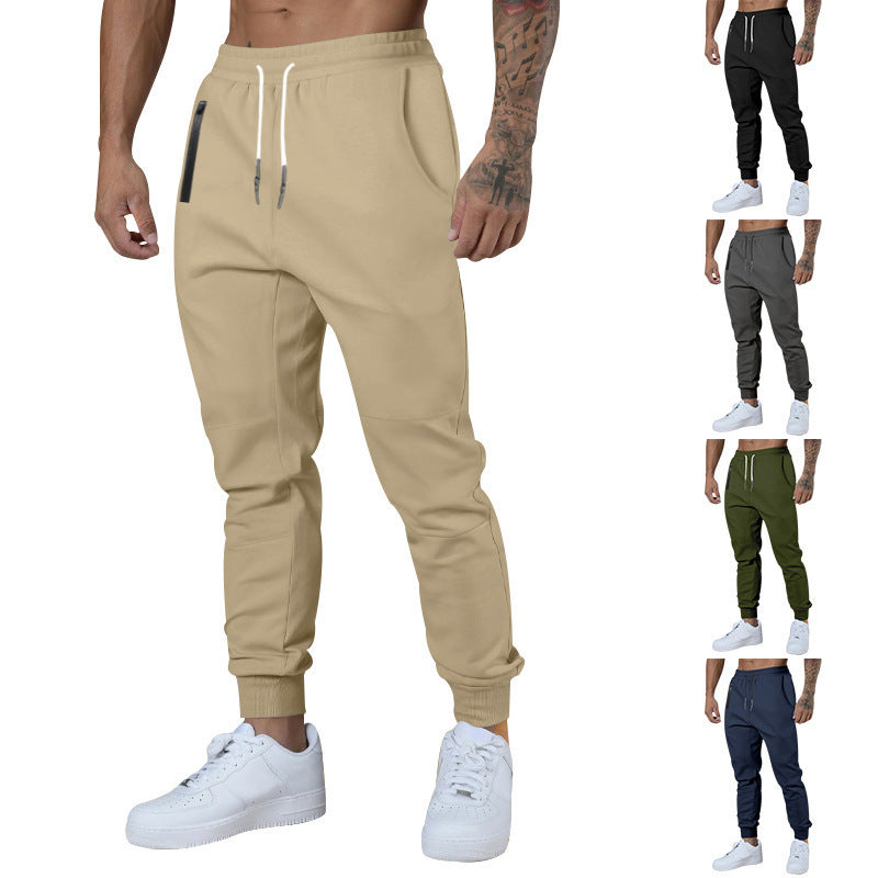 Herren sportive Jogginghose mit funktionalen Taschen und elastischem Bund Drune