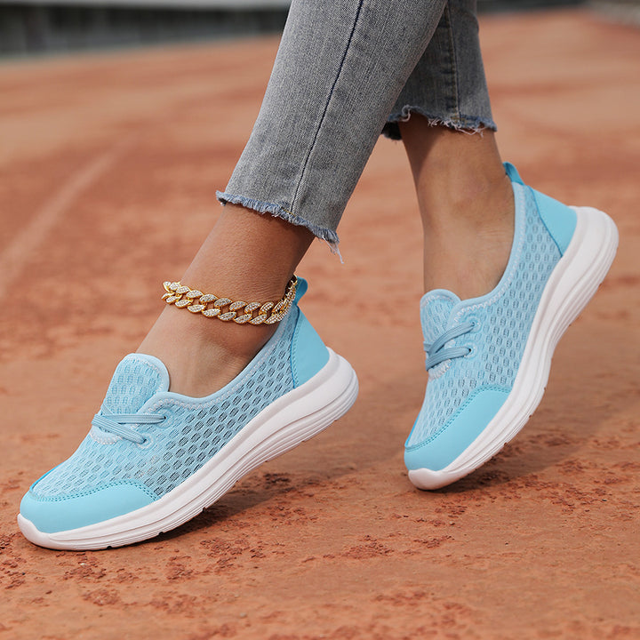 Damen nan atmungsaktiver Schlupfsneaker mit viskoelastischem Fußbett und rutschfester Sohle Drune