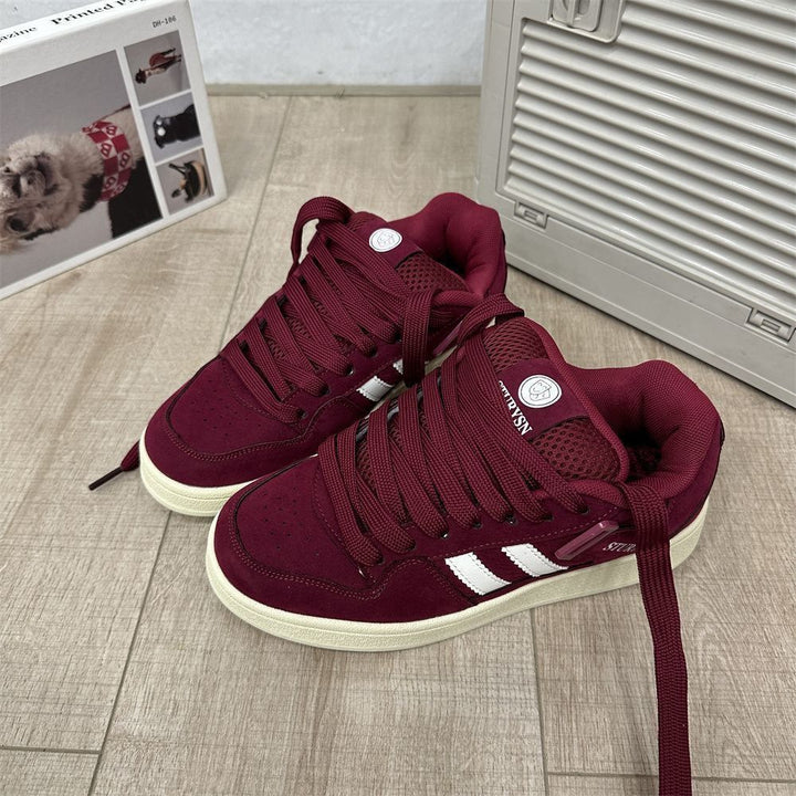Damen Hochwertige Sneakers mit sportlichem Design und atmungsaktivem Futter Drune