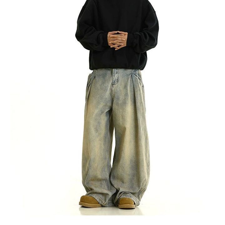 Herren Überdimensionale Jeans Drune