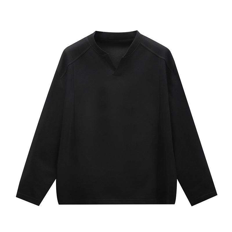 Unisex Oversize Rundhals-Sweatshirt mit Raglannähten und feiner Struktur Drune