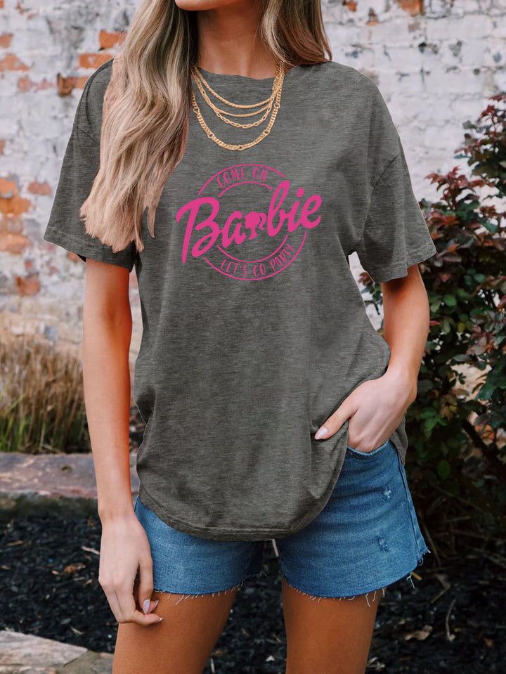 Frauen Grafik Party T-Shirt Drune