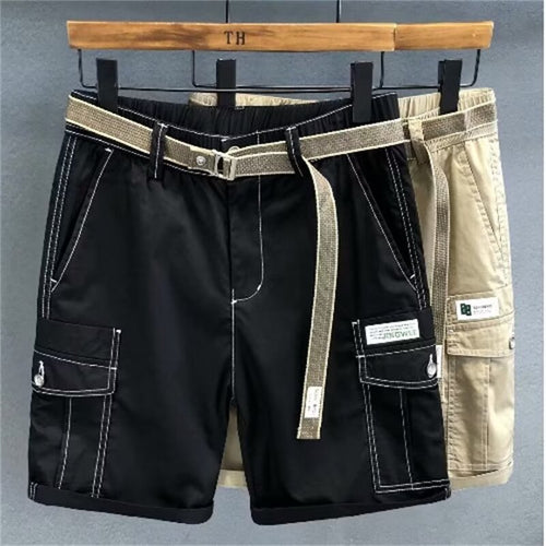 Herren Cargo-Shorts mit praktischen Seitentaschen und verstellbarem Bund Drune