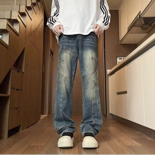 Herren Bequeme und lässige Cargo-Jeans Drune