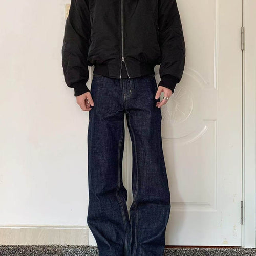 Damen Modische Weitgeschnittene Jeans Drune