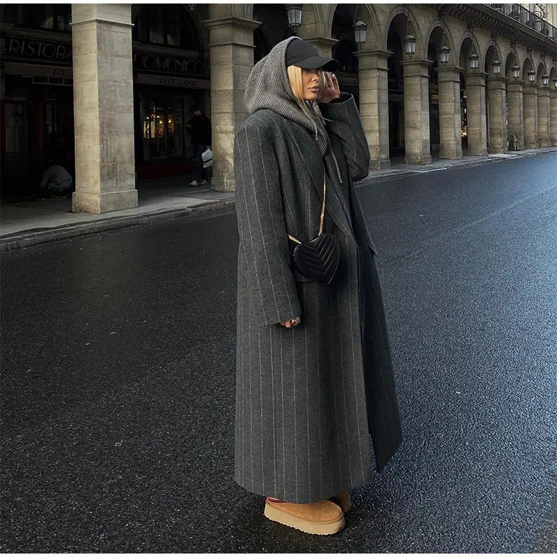 Damen elegante und modische Langjacke Drune