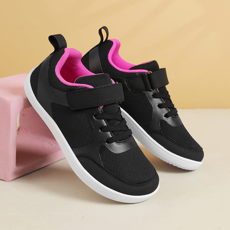 Unisex nan leichte Mesh-Sneaker mit elastischem Schnürsystem, Klettverschluss und EVA-Zwischensohle Drune