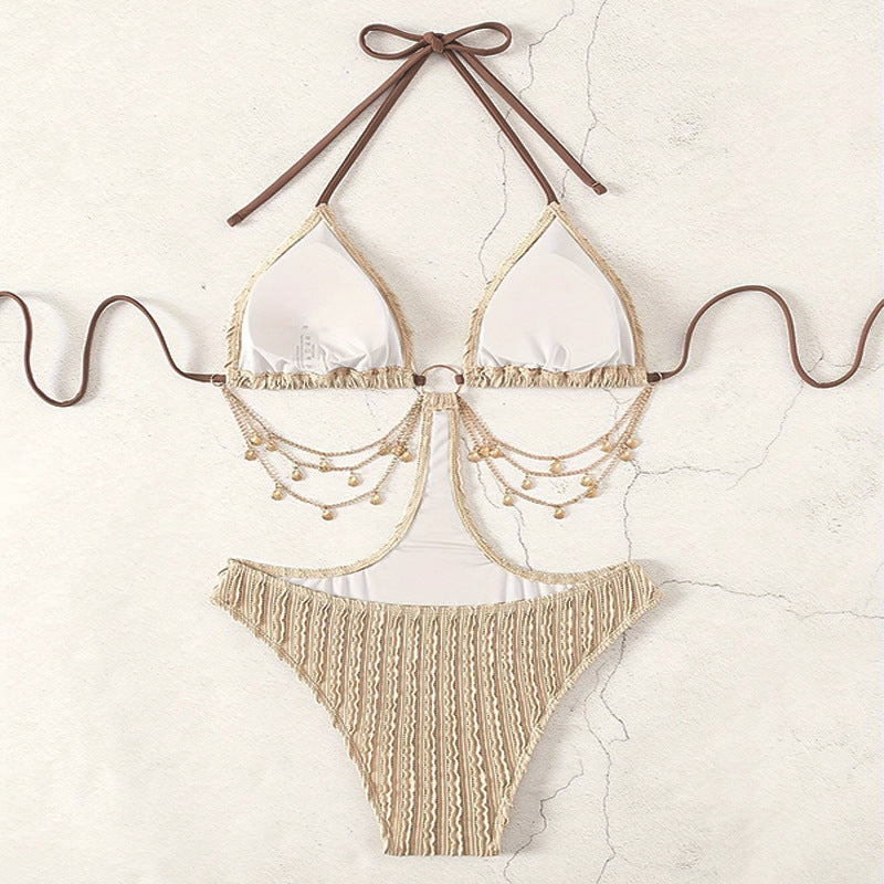 Damen Bikinis mit verspieltem Schmuckelement Drune
