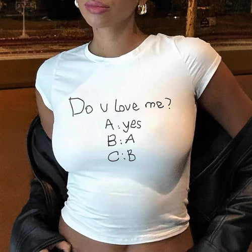 Damen Funktions T-Shirt mit kreativem Schriftzug Drune
