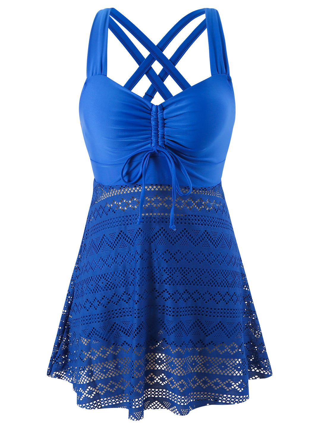 Damen Schwimmkleid mit raffinierter Rückenpartie und sehr elastischer Stoffqualität Drune