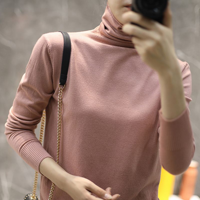 Damen Hochwertiger Rollkragenpullover Drune