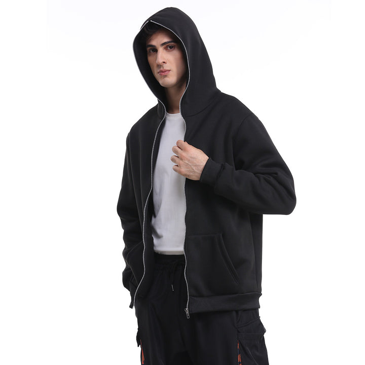 Unisex nan leichter Reißverschluss-Hoodie mit minimalistischer Nahtführung und ergonomischer Kapuze Drune