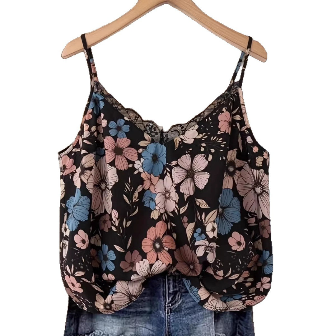 Damen Blusenshirt mit floralem Design Drune