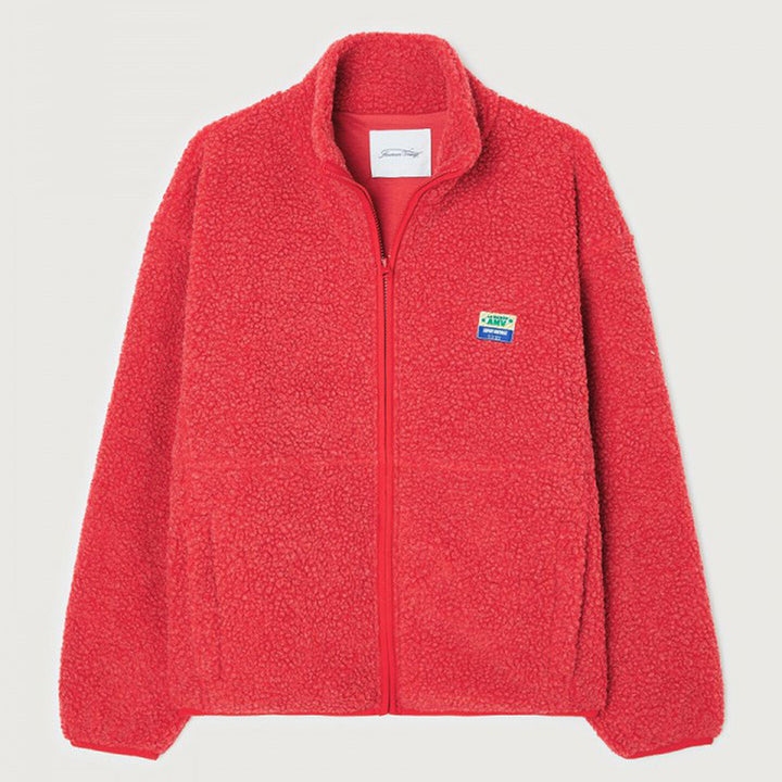 Drune | Damen Flauschige Fleecejacke mit hohen Kragen und seitlichen Taschen Drune
