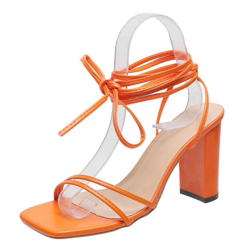 Damen transparente High-Heel Sandalen mit modischem Schleifen-Design Drune