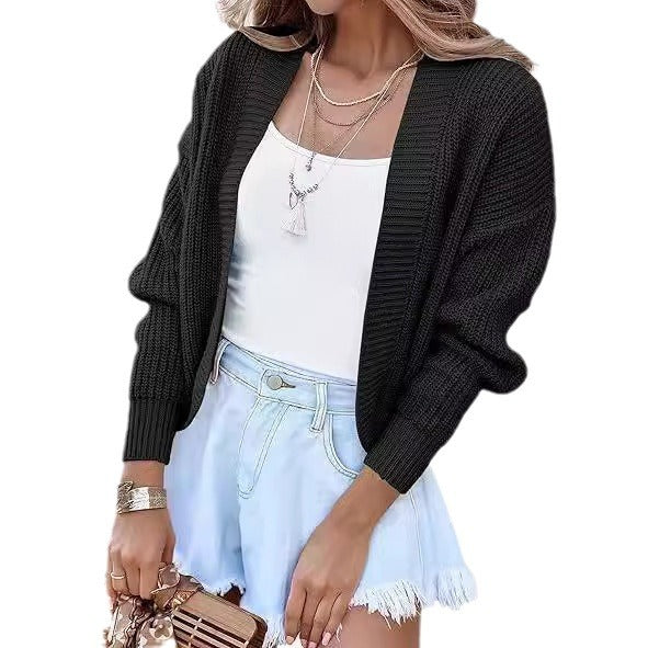 Damen Lässig gestrickte Cardigan mit offenem Schnitt und gemütlichem Design Drune