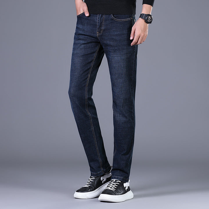 Damen Elastische Slim‑Straight-Jeans mit hohem Komfortbund Drune