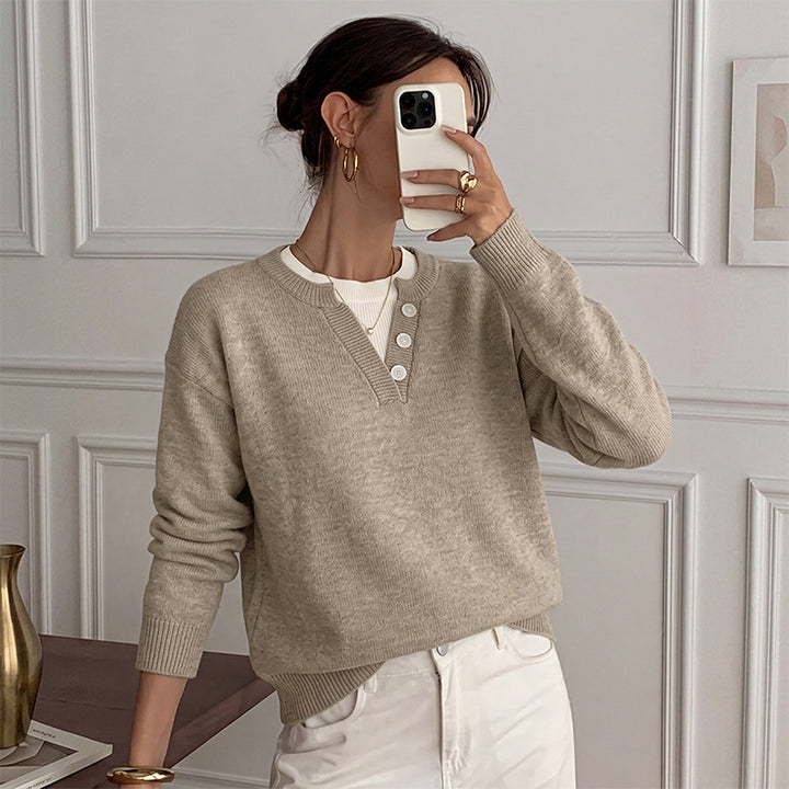 Damen lässiger Pullover Drune